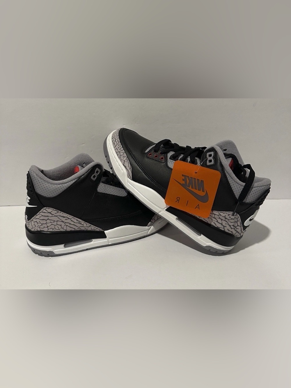 Air Jordan 3 Retro OG 'Black Cement' Sz: 7 (DN3707-010)